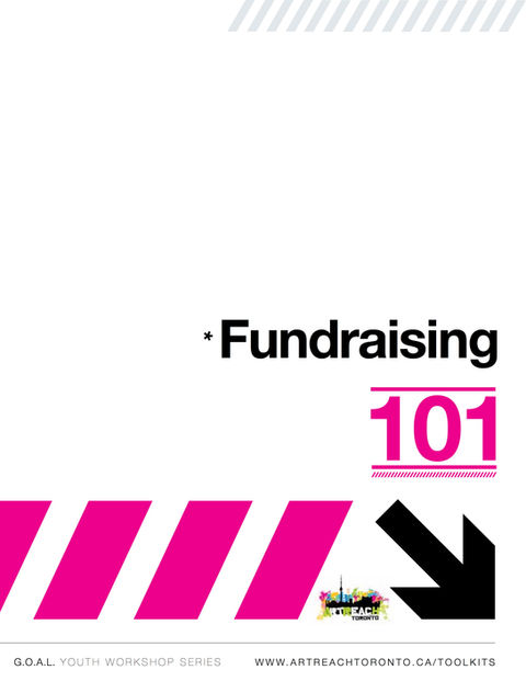 Cover of our Fundraising 101 toolkit