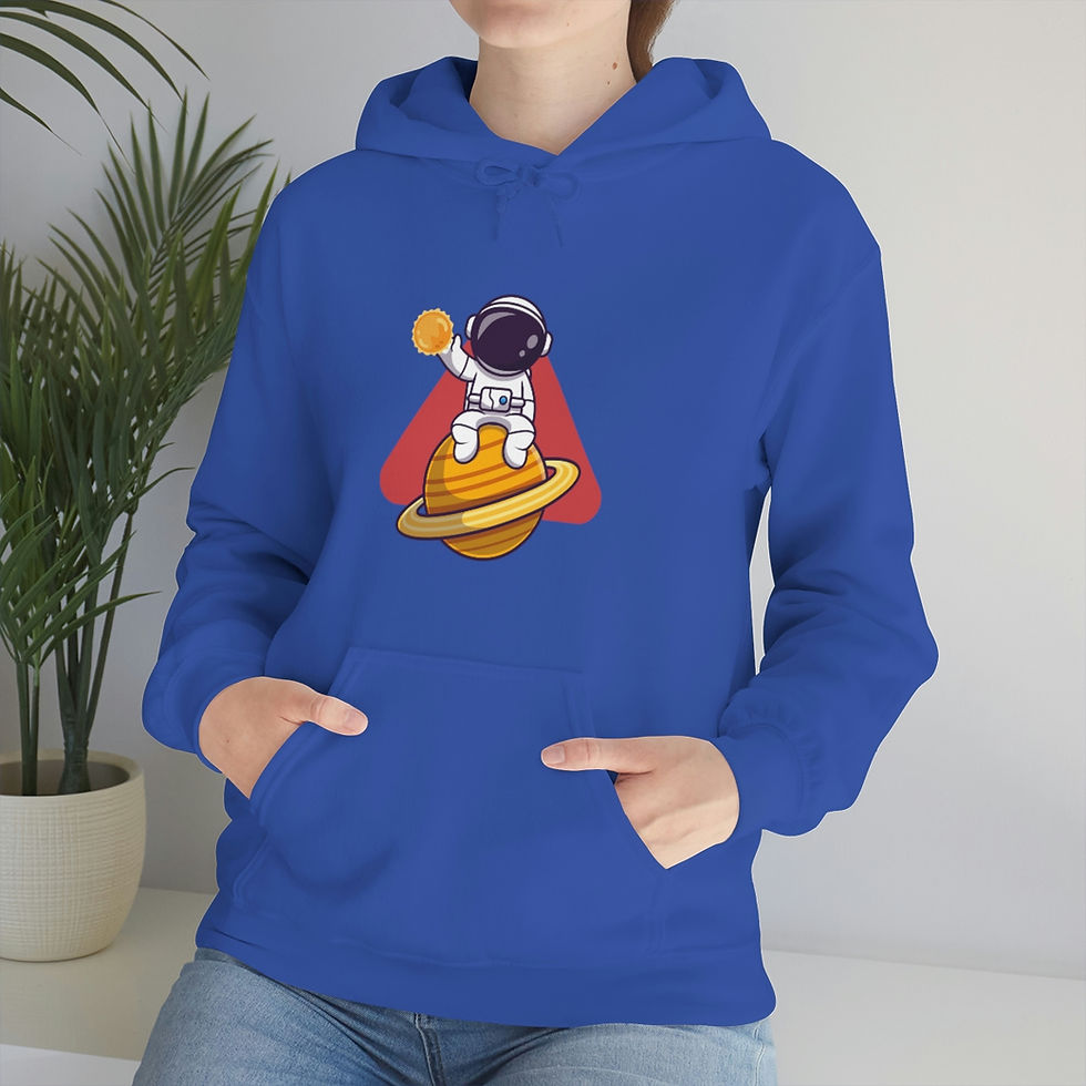Thumbnail: Astronaut on Planet Unisex Heavy Blend™ Hooded Sweatshirt
