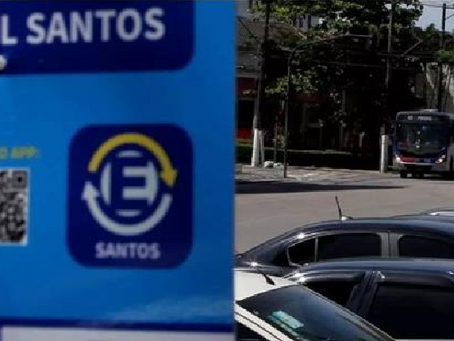 ZONA AZUL EM SANTOS AGORA PODE SER PAGO COM SEM PARAR