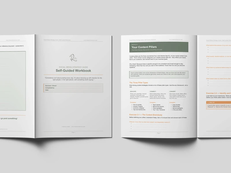 Rhéanne Marcoux's guided Brand Positioning System