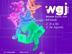 4a. edição do Women Game Jam de 21 a 30/08