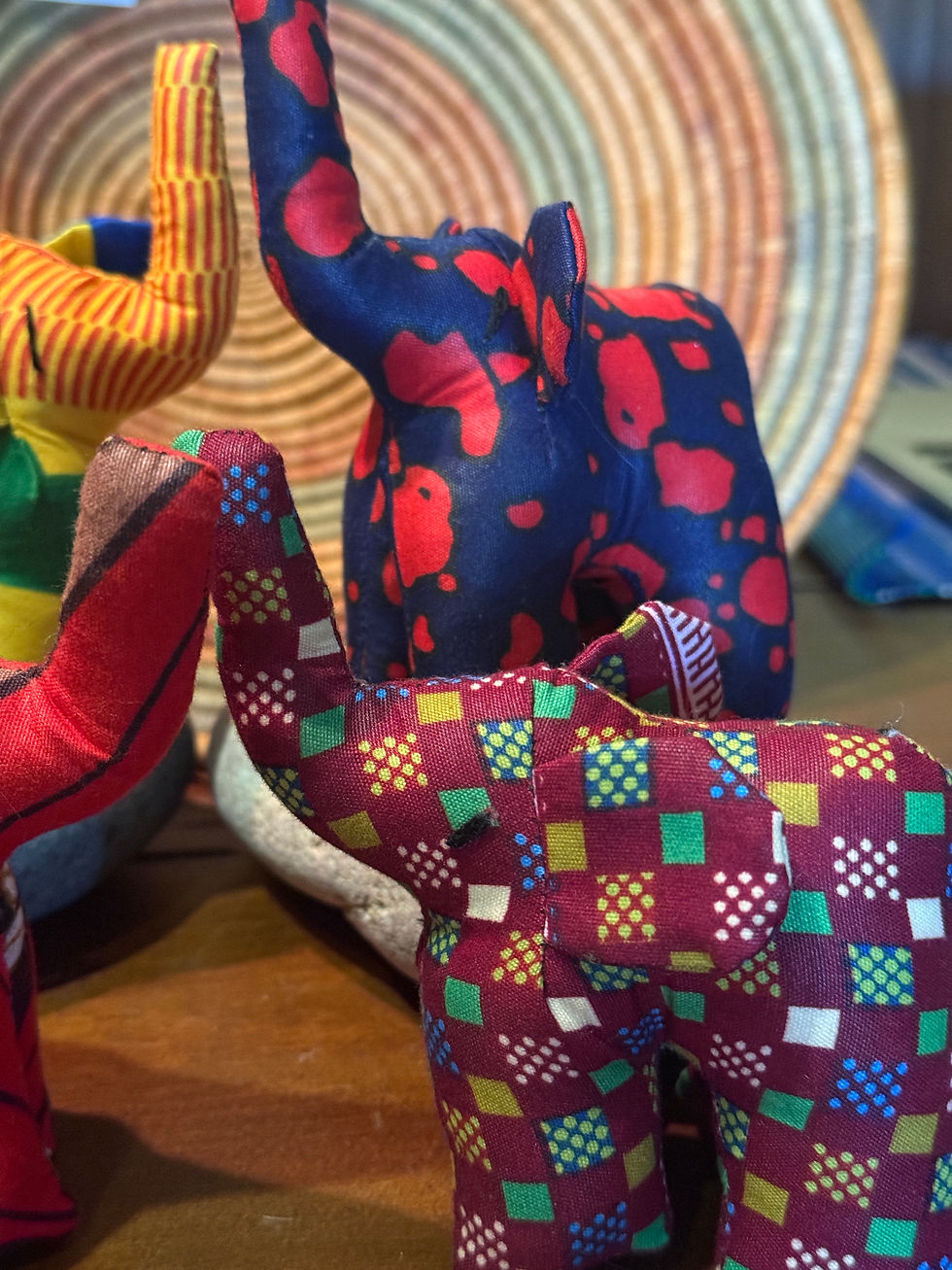 Thumbnail: African Fabric Animals