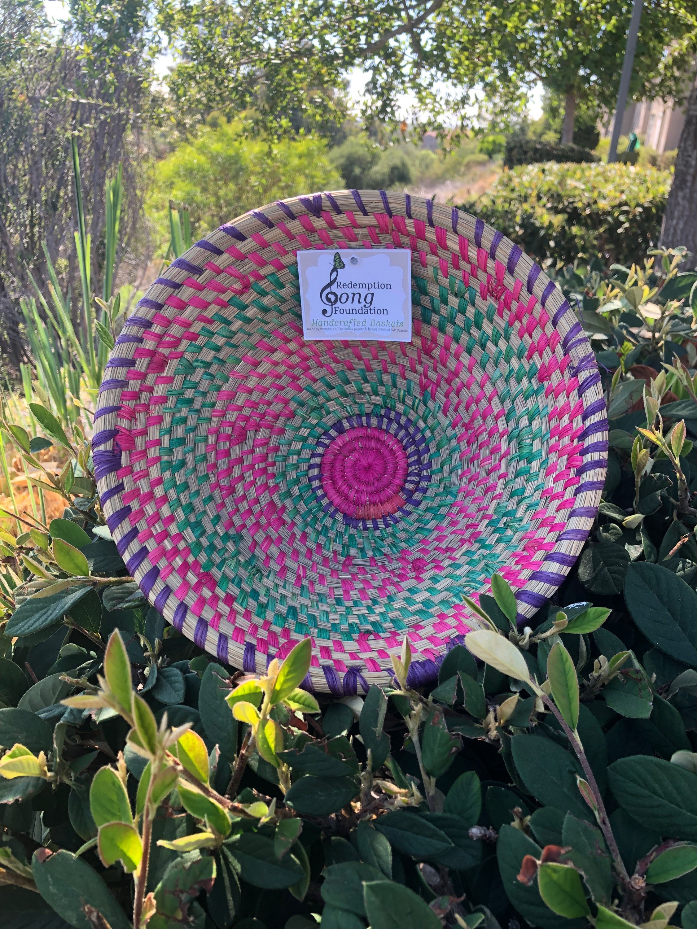 Batwa Multicolor Bullseye Bowl