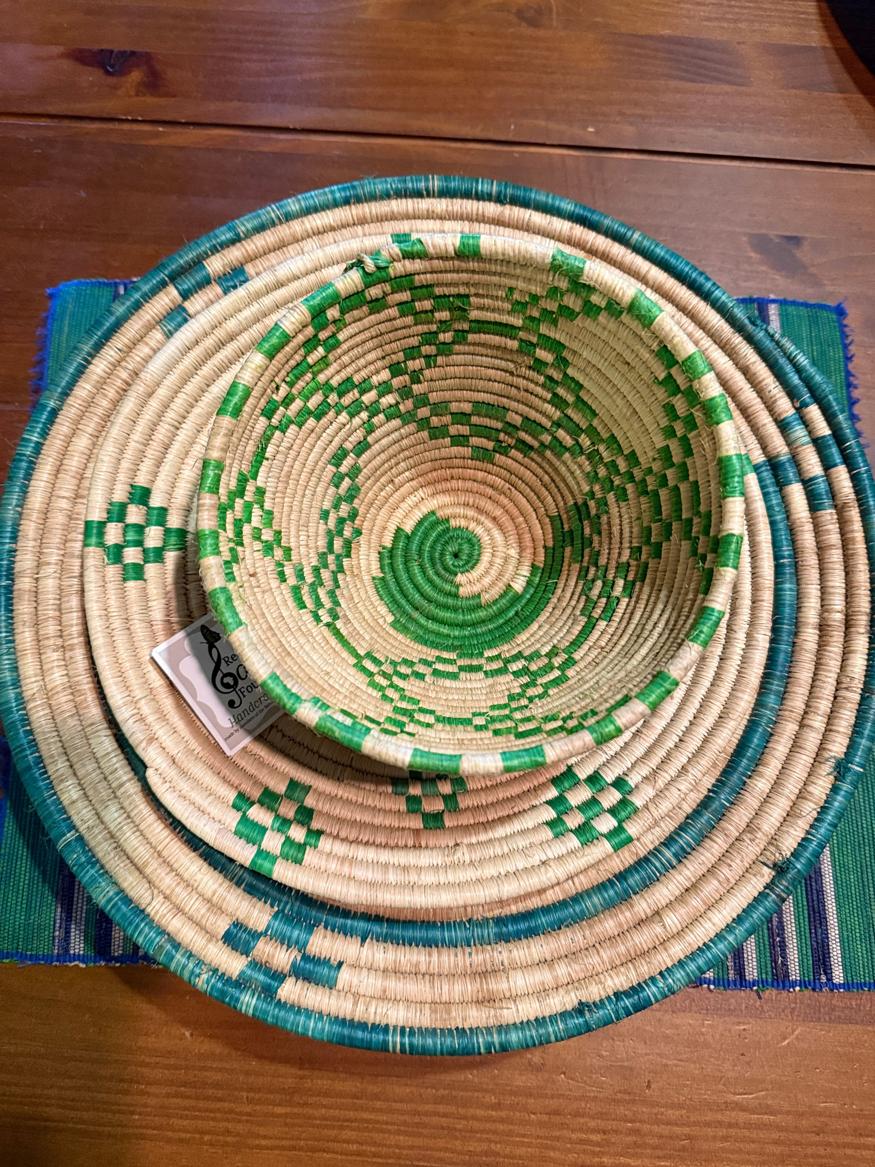 Green Braids Bowl