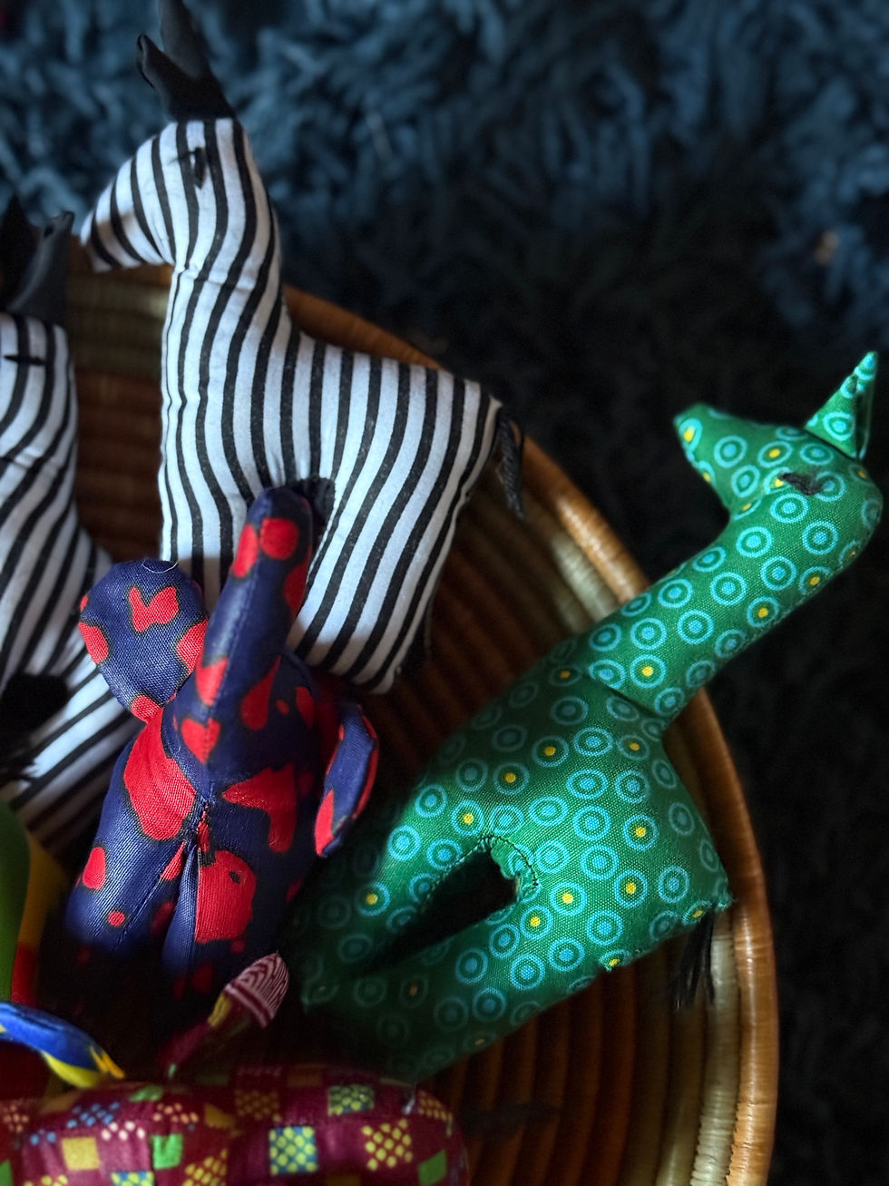 Thumbnail: African Fabric Animals