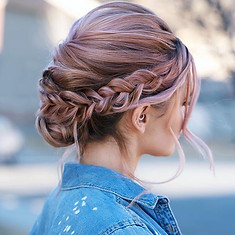 I was planning to do very classic hairdo