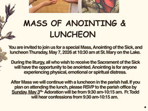 Mass of Anointing