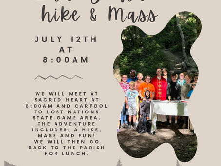 Youth hike & Mass