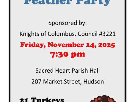 Sacred Heart Feather Party