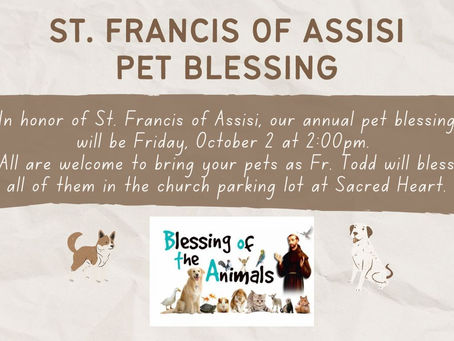 Pet Blessing