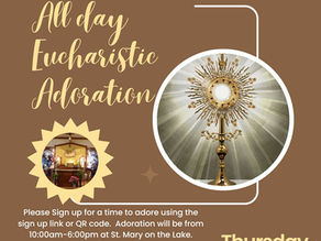 All Day Adoration at St. Mary