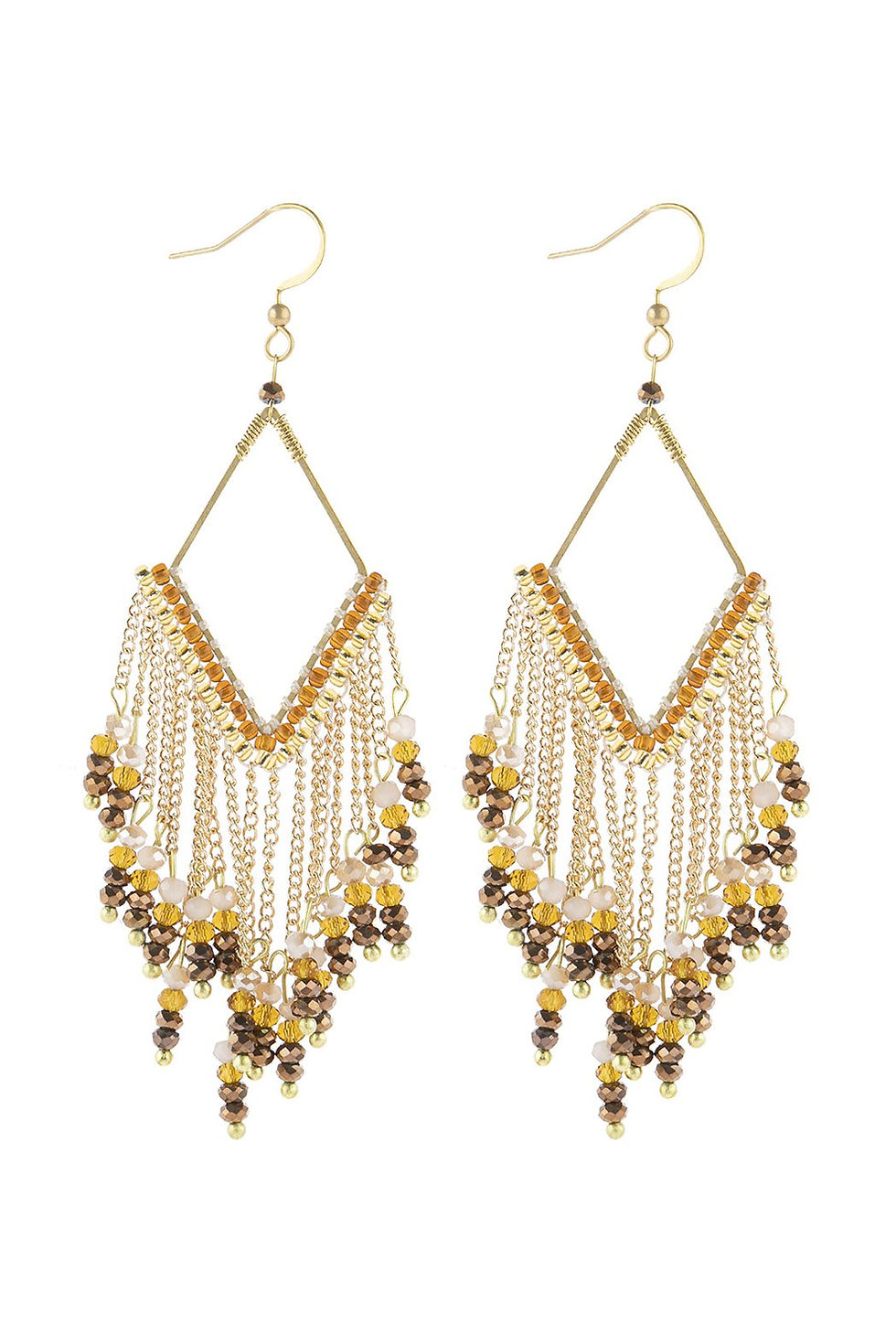 Thumbnail: Hde3047 - Dangle Beaded Earrings