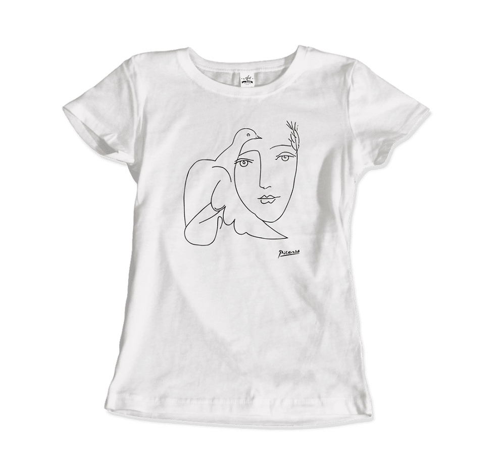 Thumbnail: Pablo Picasso Peace (Dove and Face) Artwork T-Shirt
