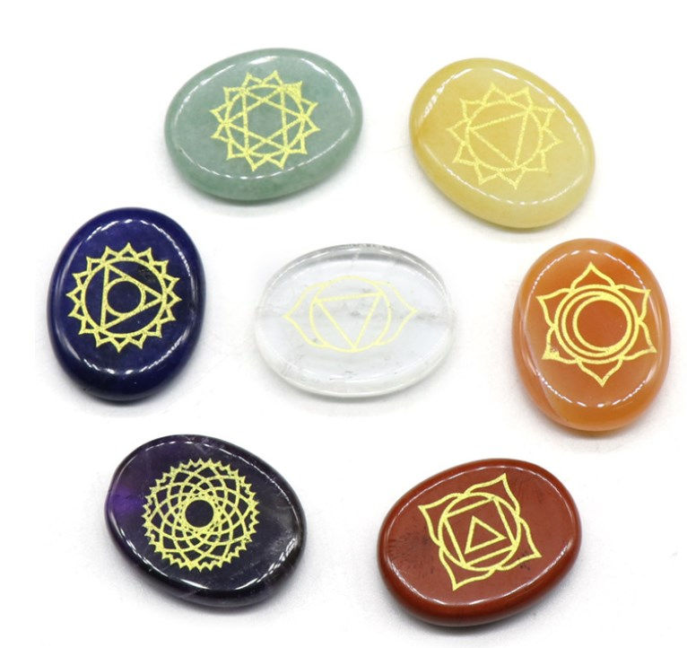Thumbnail: Amazon Hot Seven Chakra Reiki Stones Natural Energy Healing Crystals Stone Set
