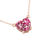 Thumbnail: An0105 - Heart Glitter Epoxy Necklace