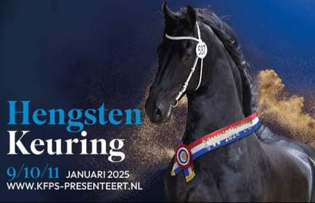 9 t/m 11 januari 2024 KFPS Hengstenkeuring in WTC expo te Leeuwarden