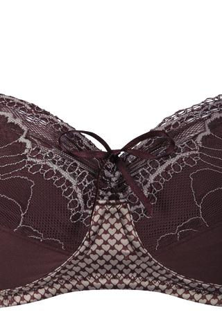 Thumbnail: Amoena Be Amazing Non-Wired Mastectomy Bra - Sweet Choc/Taupe
