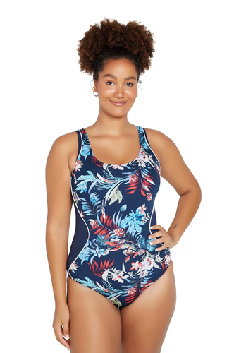 Botanica Plaid No. 1 Women's One-Piece Swimsuit