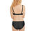Thumbnail: Amoena Karolina Non Wired Soft Cup Mastectomy Bra Black/Sand