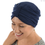 Thumbnail: RUCHED COTTON TURBAN BEANIE HAILEY
