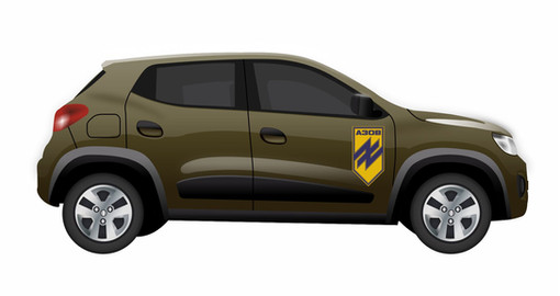 Магнітні наліпки на авто Вишгород, магніти на авто у Вишгороді