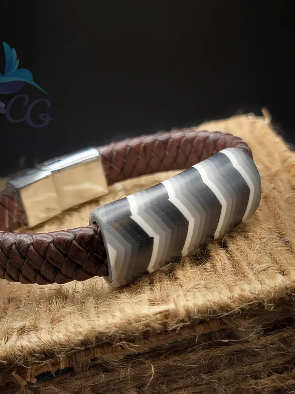  "Black & White" Regaliz Bracelet