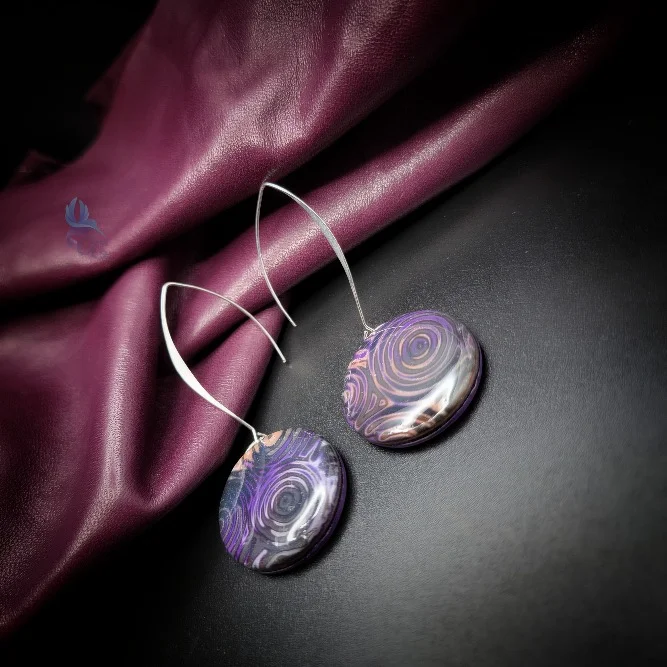 Purple Earrings