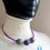 Миниатюра: Purple Beaded necklace