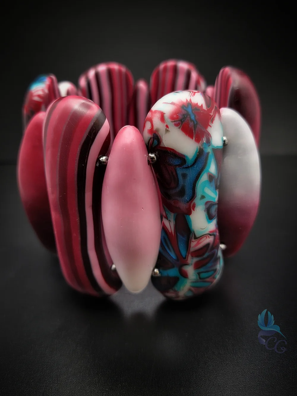 "Striped" Stretch Bracelet