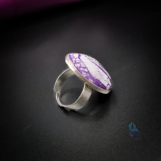 purple rings jewelry