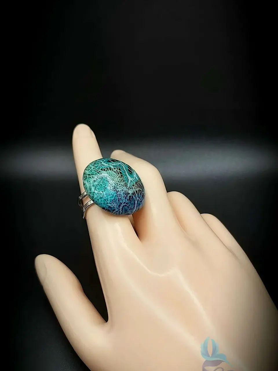 "Crackled" Ring