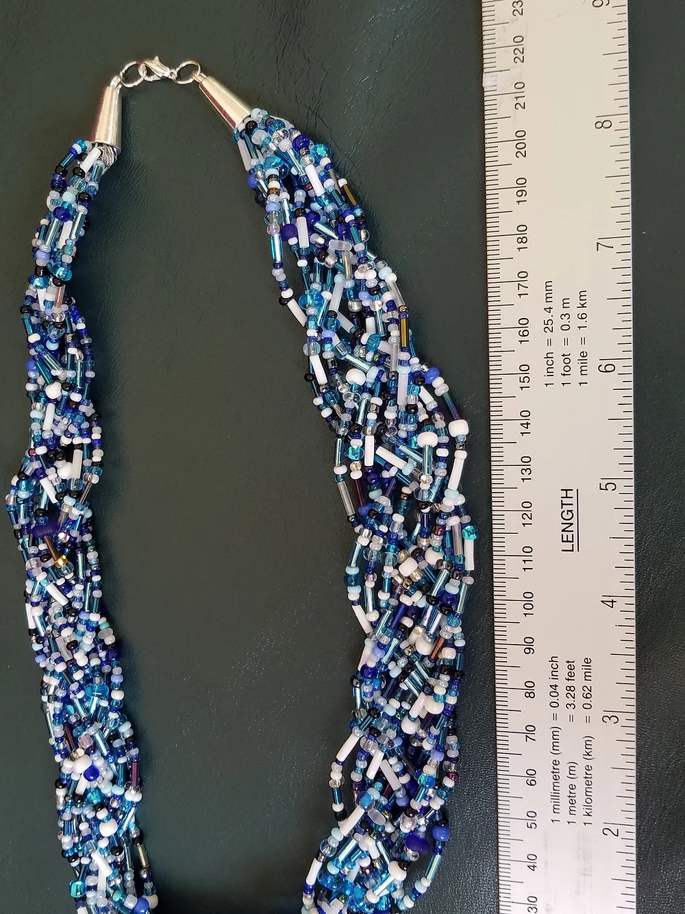 "Braided Blue Hues" Necklace