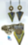 Jewelry set "Faux textile"