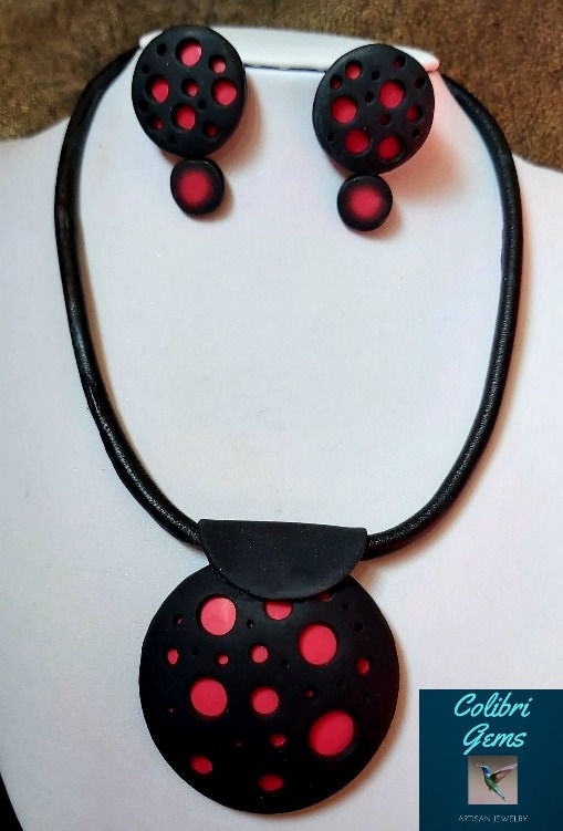 Thumbnail: Jewelry set Velvet black