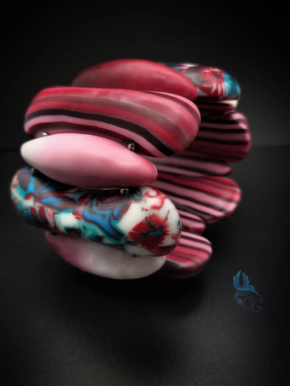 "Striped" Stretch Bracelet