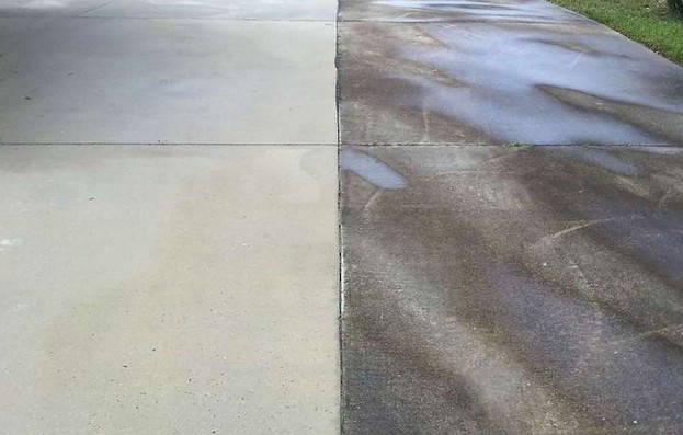 Concrete Cleaning Just wash it