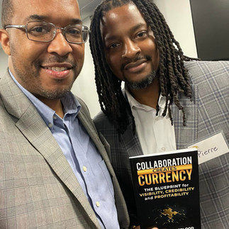 Coach YB with Alpha Phi Alpha Brother & Financial Advisor Pierre L. Greene