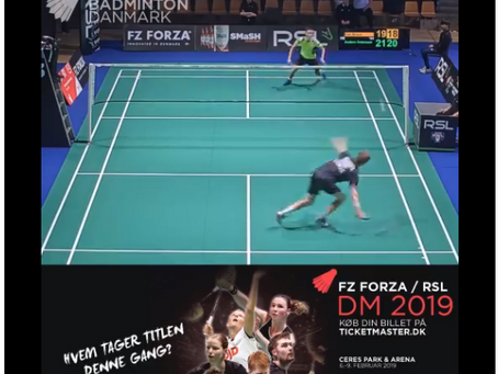 BANG for en baghånd fra Kim Bruun på Anders Antonsens matchbold 💥