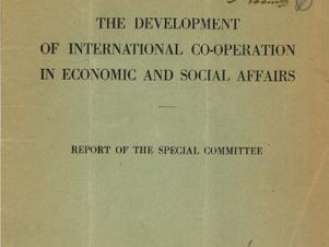 Analysis of the League of Nation’s Bruce Report (1939)