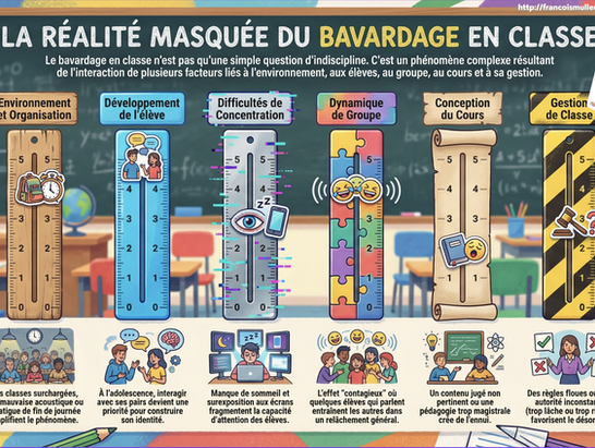 Le bavardage, ça prend la tête et on n'a rien dit encore
