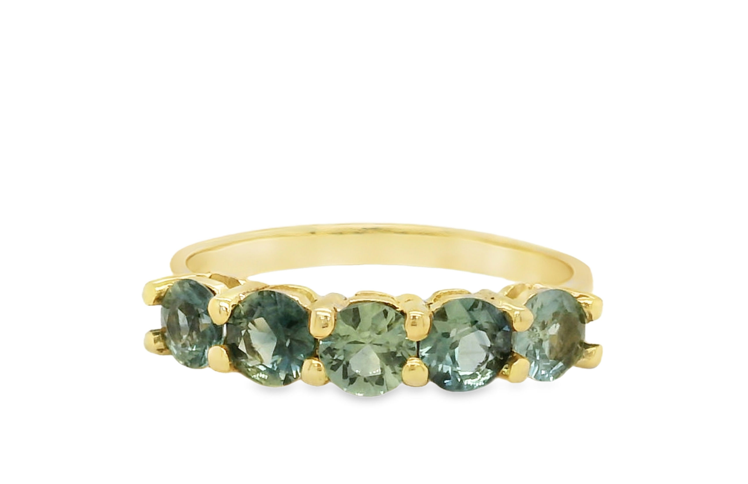 Anillo Churumbela Estebana de Zafiros Teal