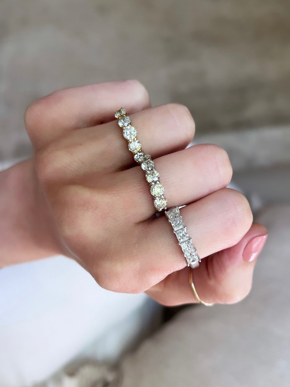 Miniatura: Anillo Churumbela Estebana de Diamantes