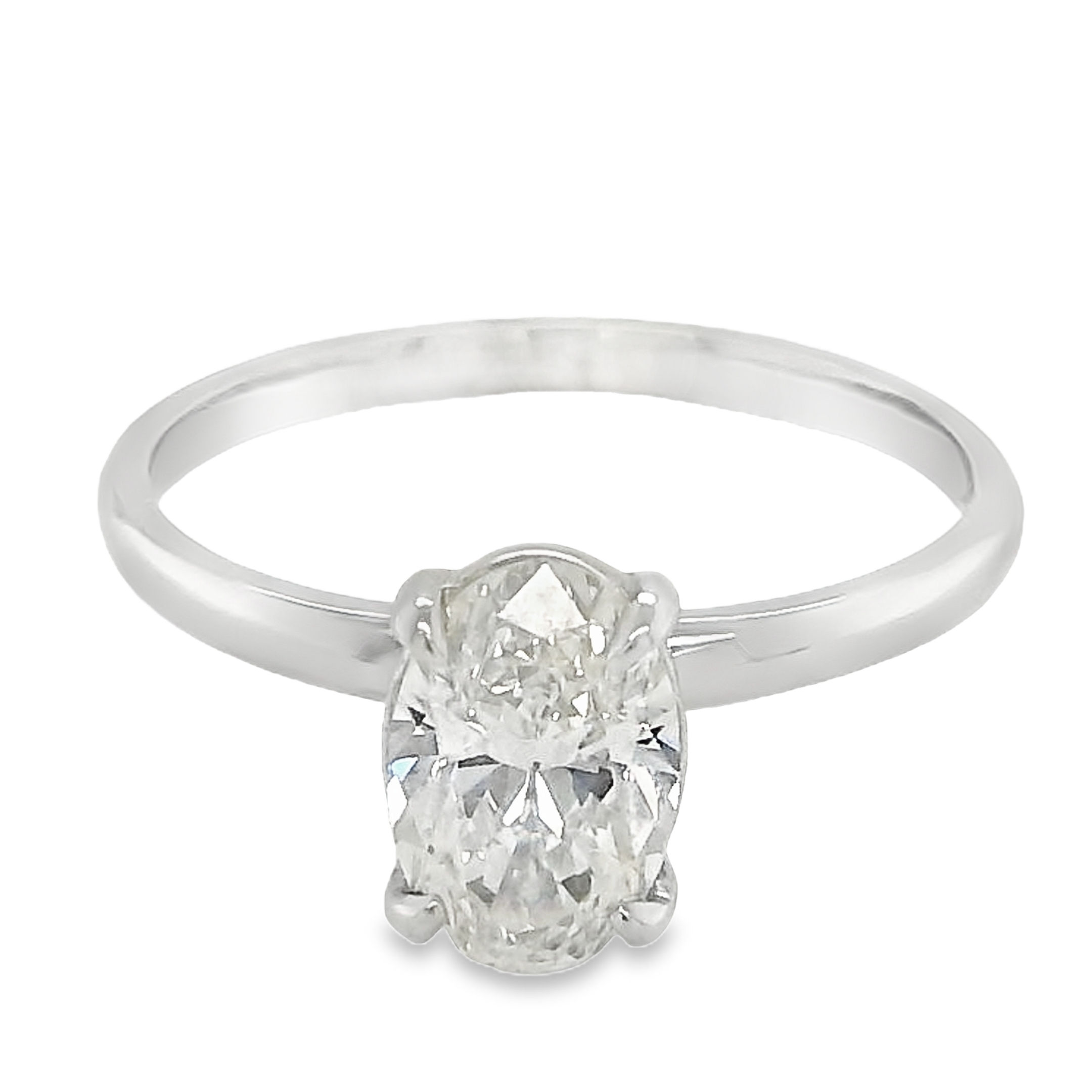 Anillo Solitario Corte Oval 1.01 ct GIA