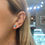Miniatura: Aretes de Piedra Corte Corazón (Varias Piedras a Escoger)