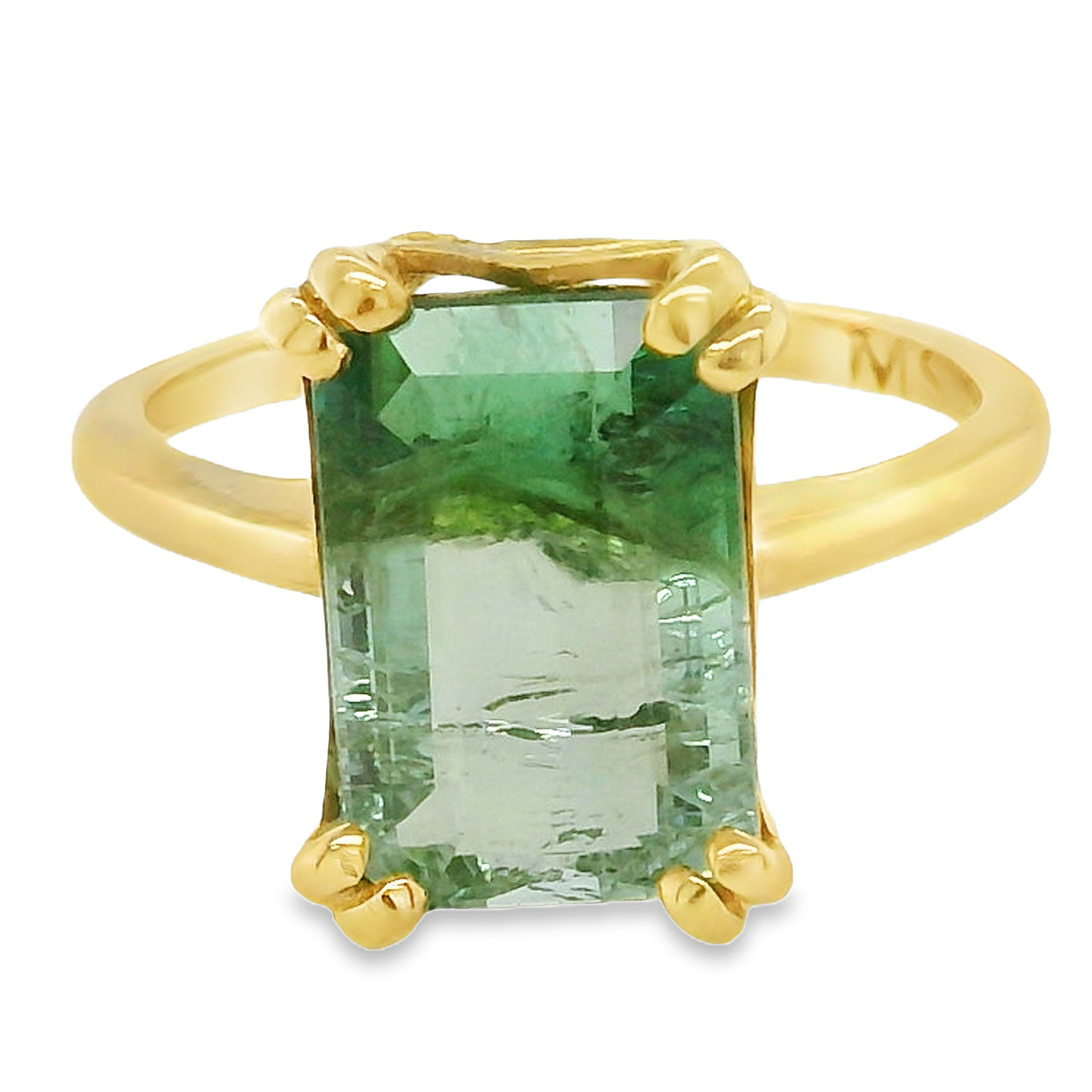 Anillo Turmalina Bicolor