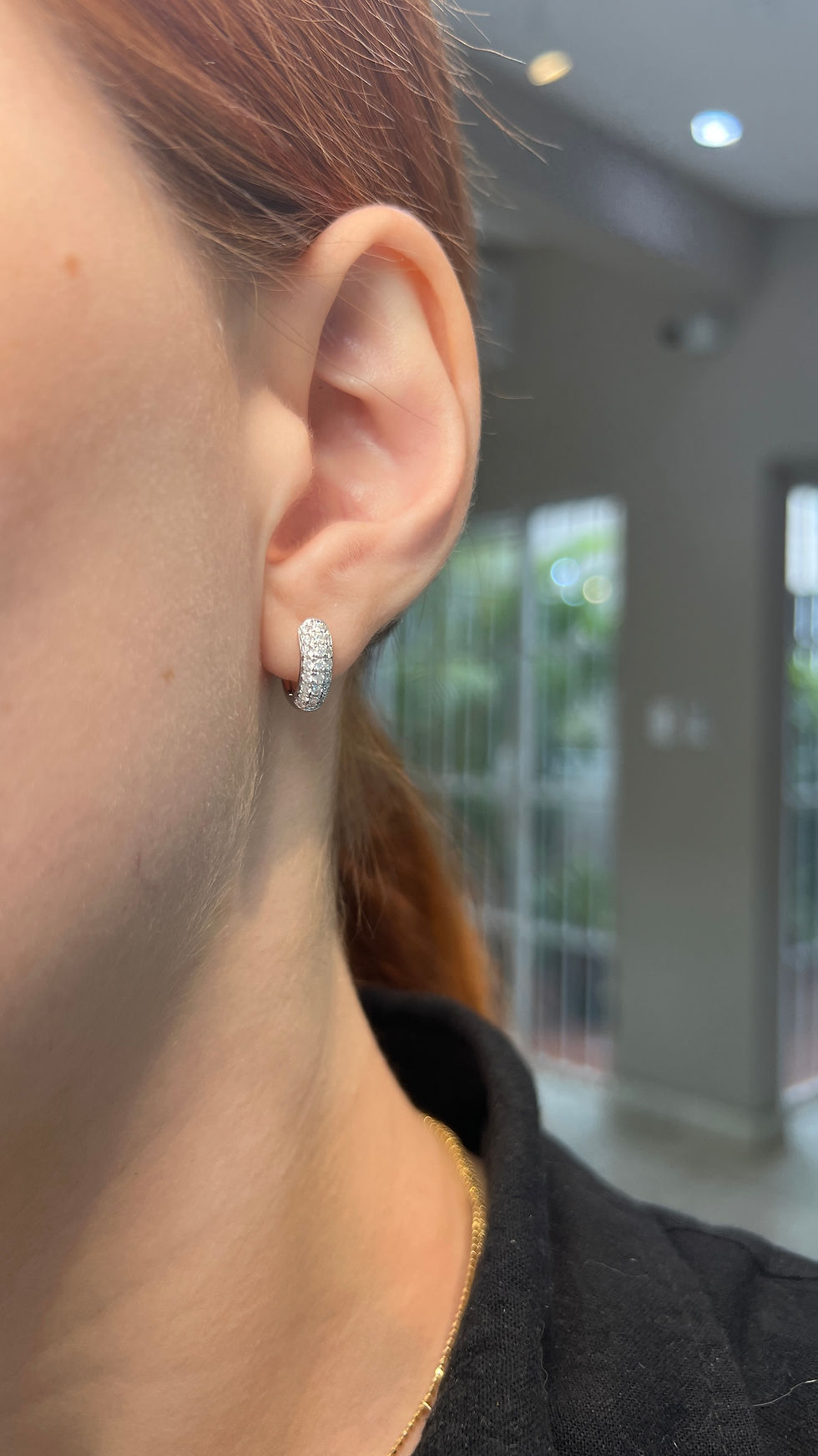Miniatura: Aretes Lewis de Diamantes