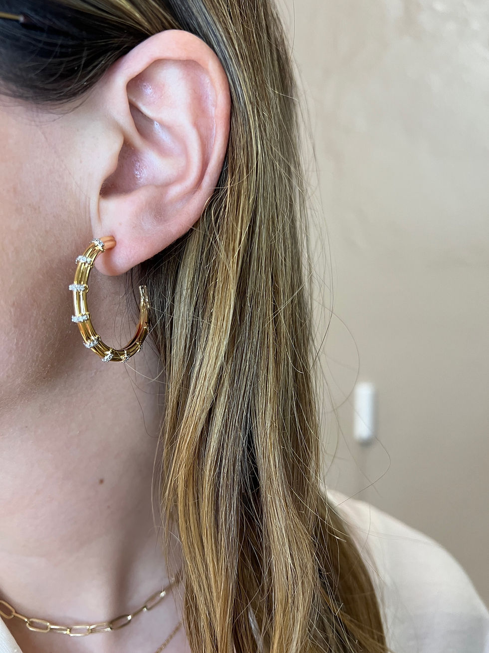 Miniatura: Aretes Arracadas Toscana de Diamantes