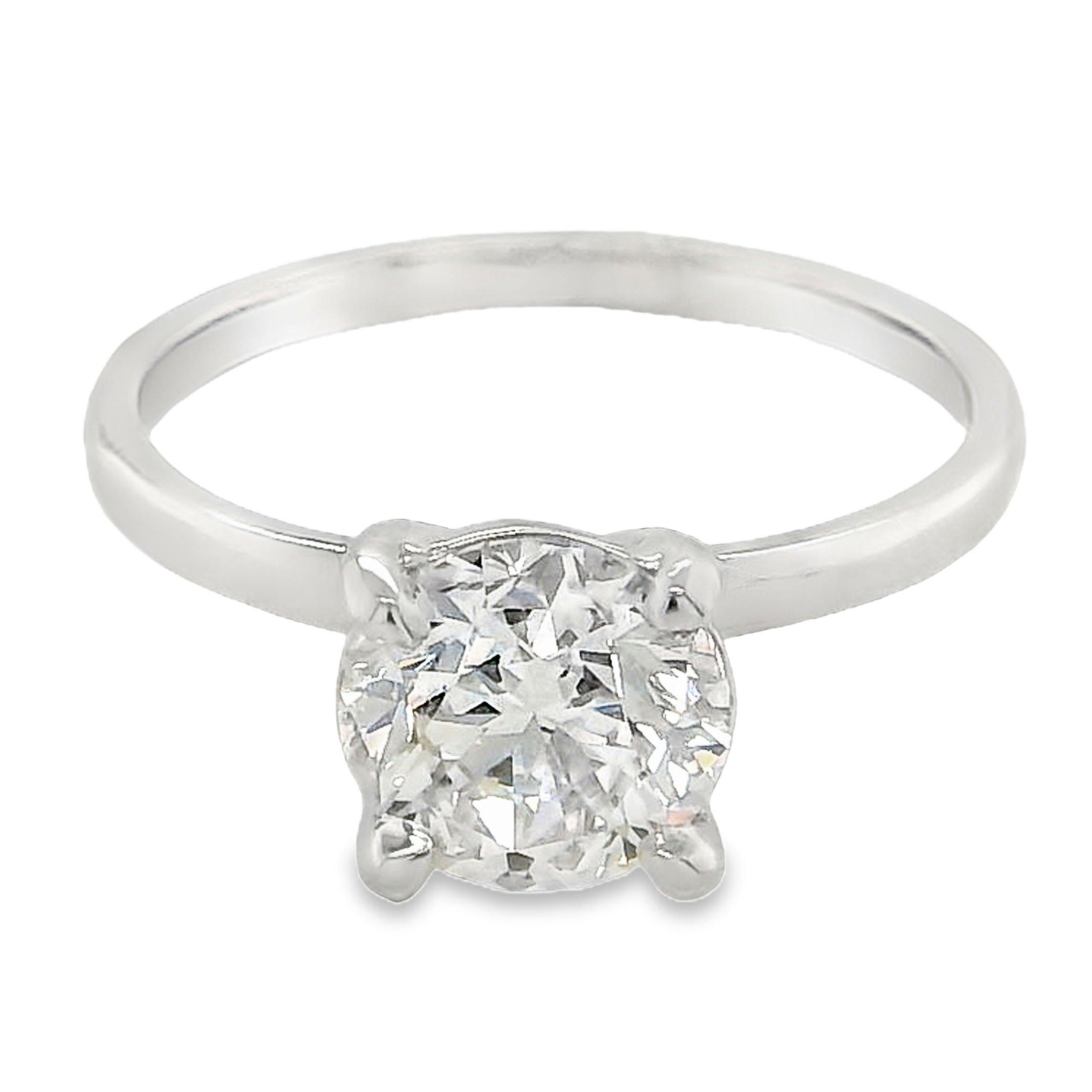 Anillo Solitario Corte Redondo 1.51 ct GIA