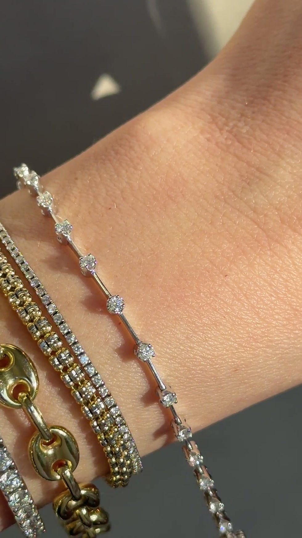Miniatura: Pulsera Tennis Alía de Diamantes