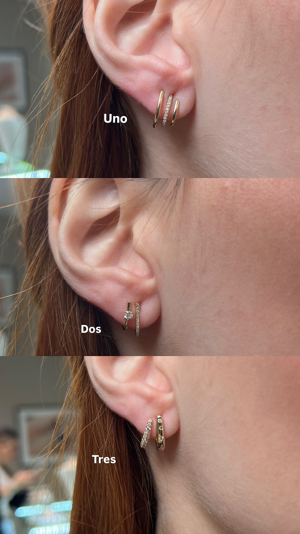 Miniatura: Aretes Santa Monica (Tres Diseños Diferentes)